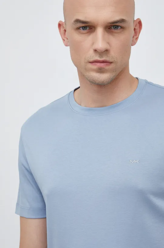 μπλε Βαμβακερό μπλουζάκι Michael Kors Ανδρικά