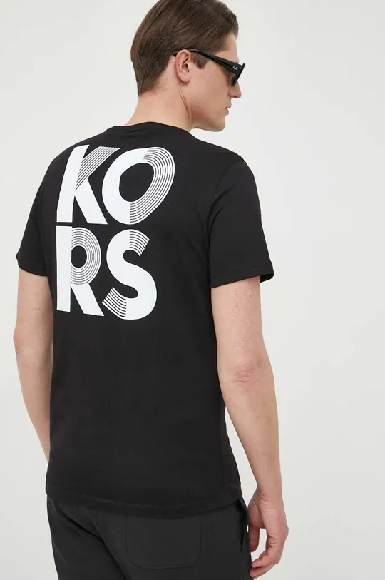 чорний Бавовняна футболка Michael Kors