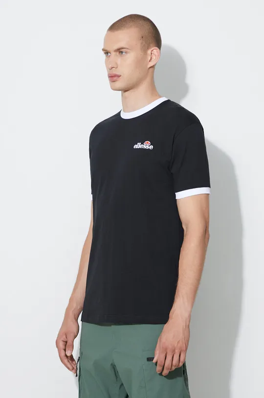 czarny Ellesse t-shirt bawełniany Meduno T-Shirt
