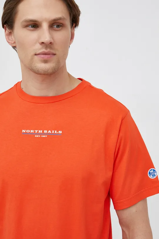 помаранчевий Бавовняна футболка North Sails