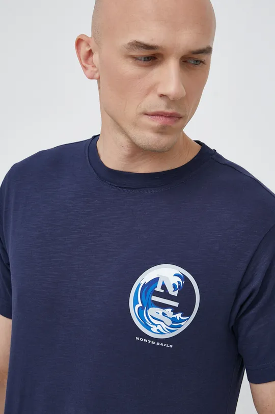 mornarsko plava Pamučna majica North Sails
