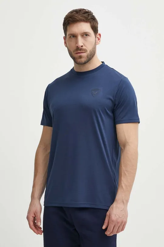 Športna kratka majica Rossignol mornarsko modra