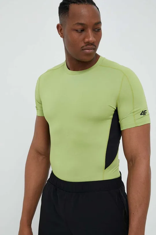 4F t-shirt treningowy zielony