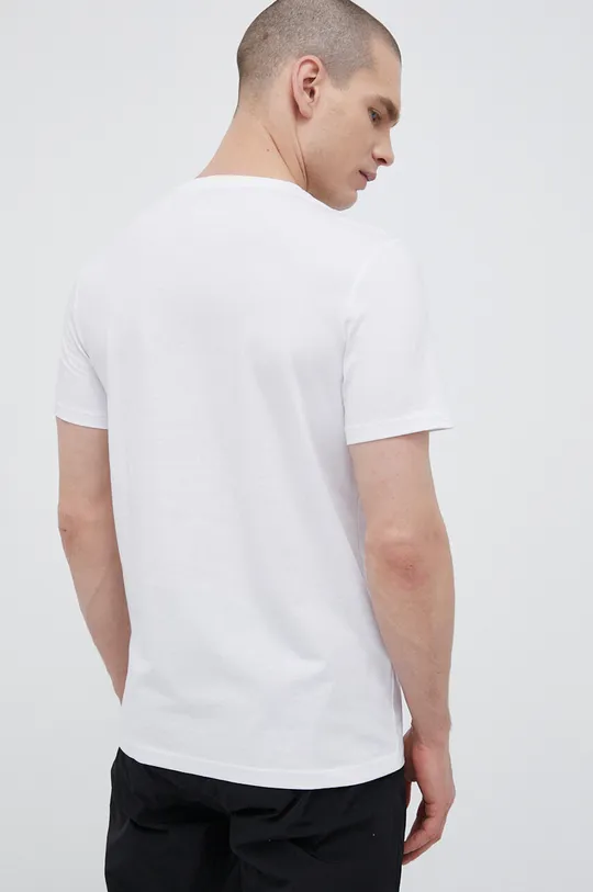 Bavlnené tričko 4F biela
