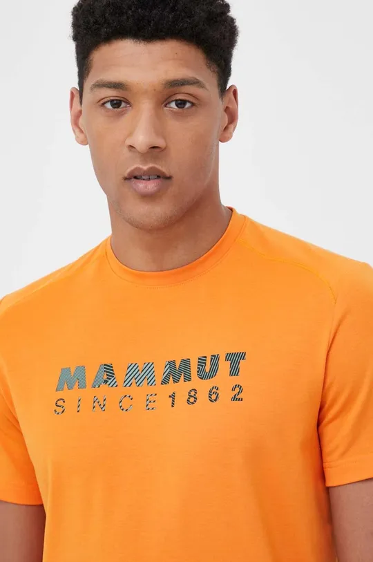 оранжевый Спортивная футболка Mammut Trovat Logo