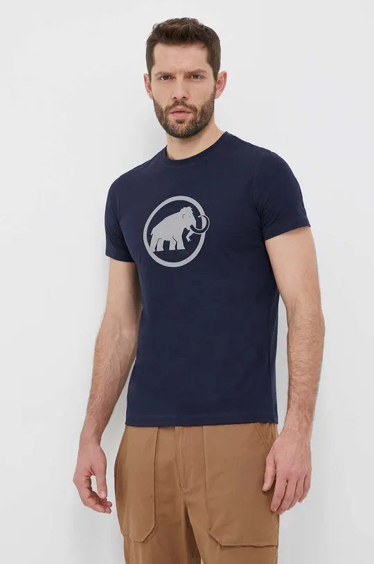 темно-синій Спортивна футболка Mammut Core Reflective Чоловічий