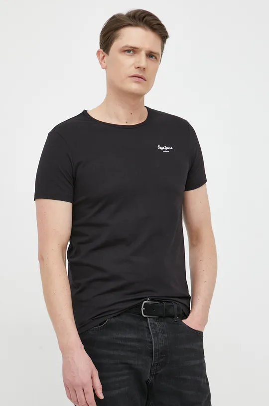 μαύρο Μπλουζάκι Pepe Jeans 2-pack