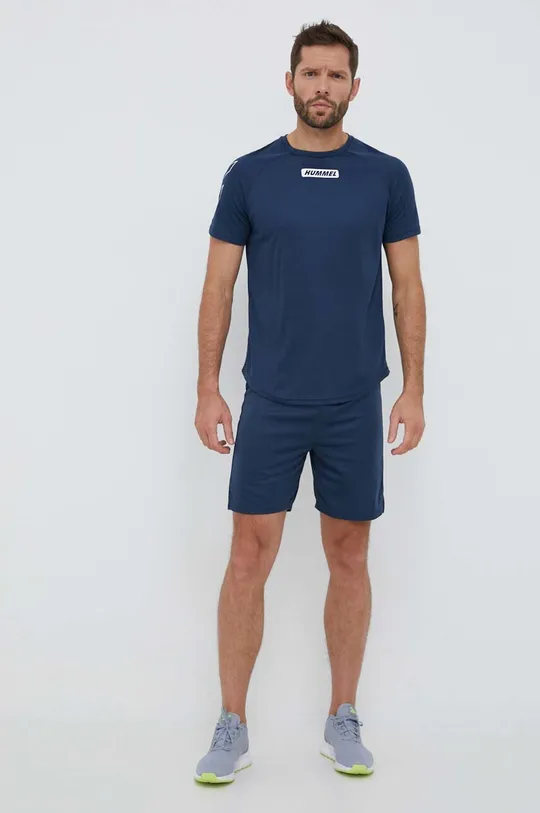 Тренувальна футболка Hummel Topaz темно-синій