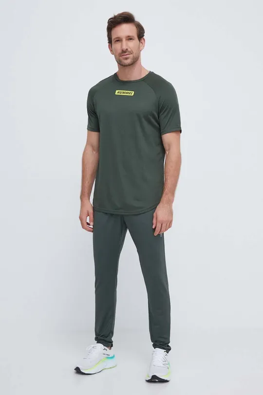 Hummel t-shirt treningowy hmlTE TOPAZ T-SHIRT zielony