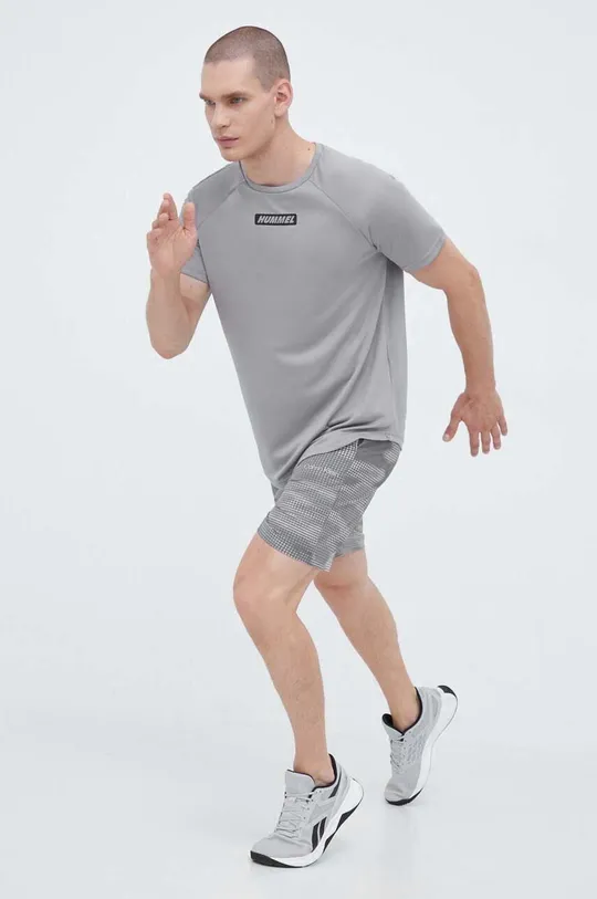 Tréningové tričko Hummel Topaz sivá