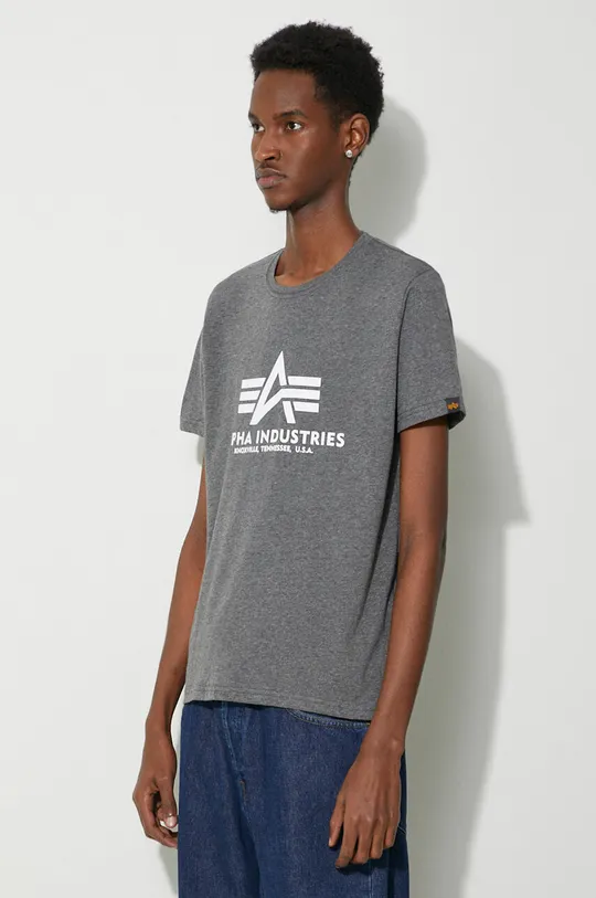 grigio Alpha Industries t-shirt in cotone