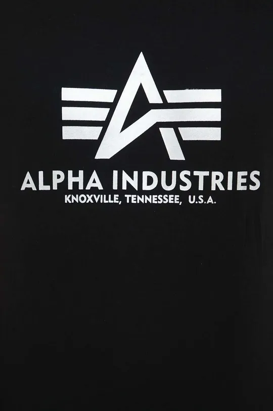 Alpha Industries t-shirt bawełniany Basic T-Shirt Foil Print Męski