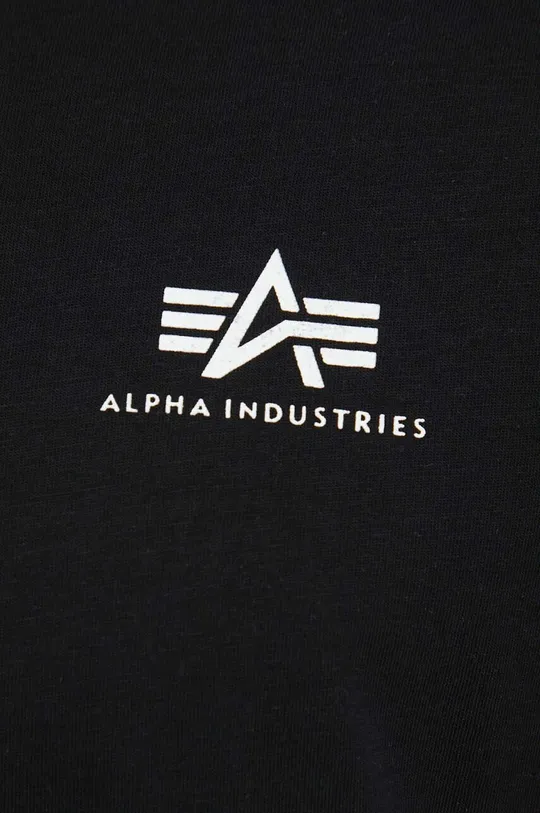 Хлопковая футболка Alpha Industries Basic T Small Logo Мужской