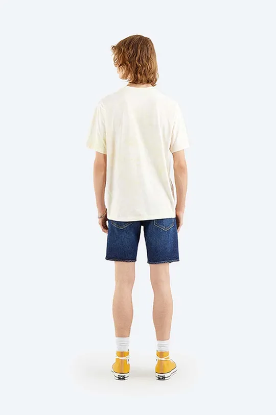 Bavlněné tričko Levi's Relaxed Fit Tee Sketch béžová