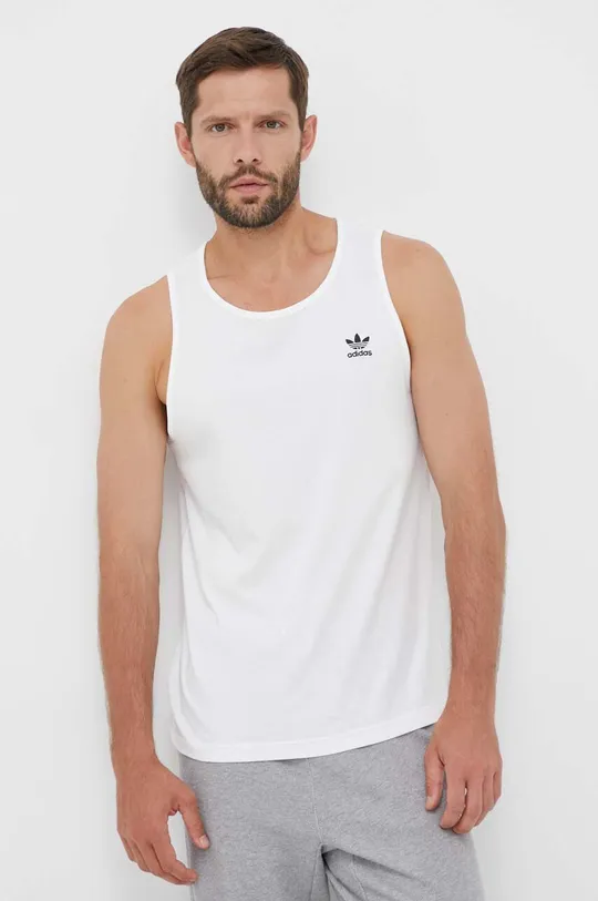 λευκό Βαμβακερό μπλουζάκι adidas Originals 0