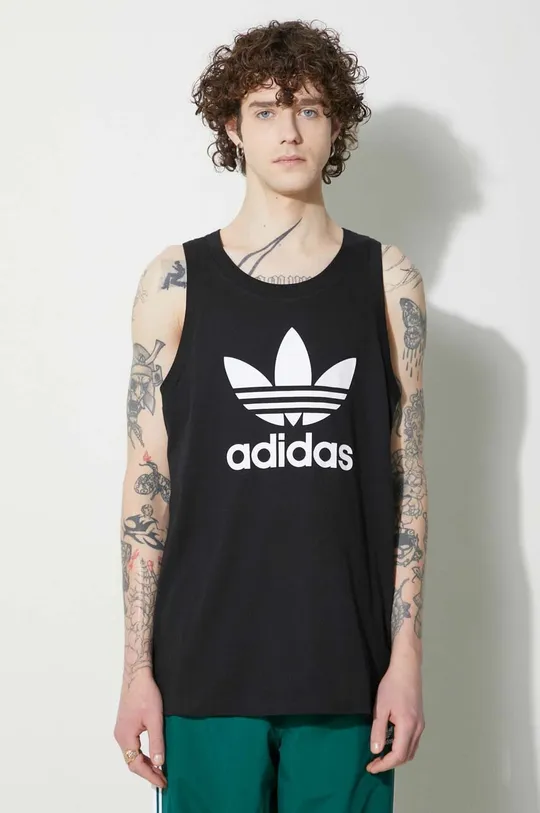 black adidas Originals cotton t-shirt