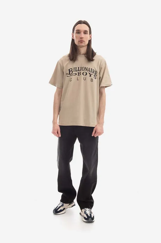 Billionaire Boys Club t-shirt bawełniany beżowy