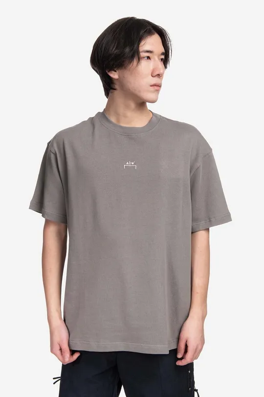 siva Bombažna kratka majica A-COLD-WALL* Essential T-Shirt Moški