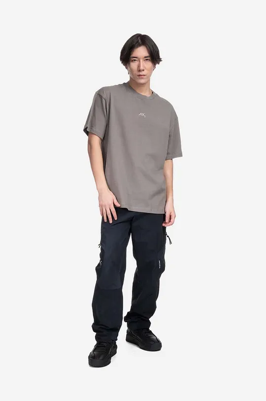 Хлопковая футболка A-COLD-WALL* Essential T-Shirt серый