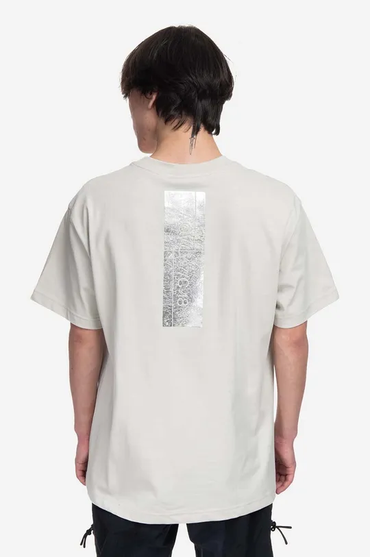Bombažna kratka majica A-COLD-WALL* Foil Grid SS T-Shirt 100 % Bombaž