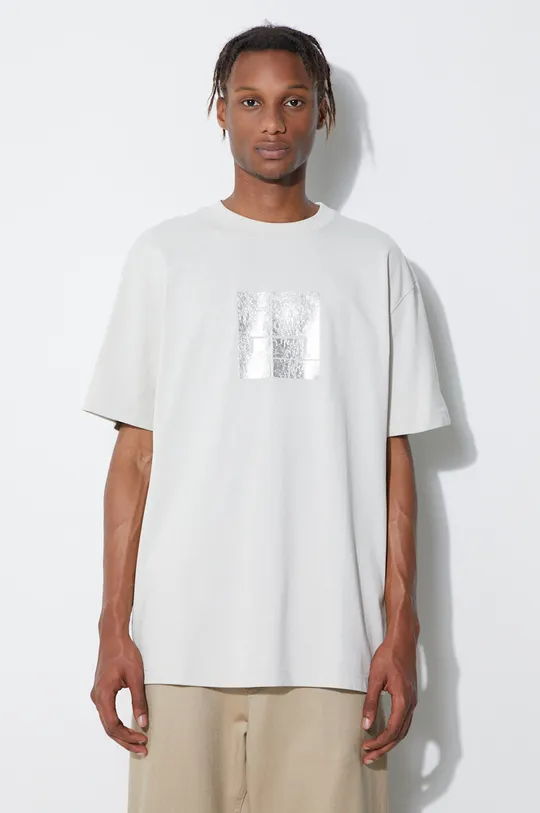 Bavlnené tričko A-COLD-WALL* Foil Grid SS T-Shirt Pánsky