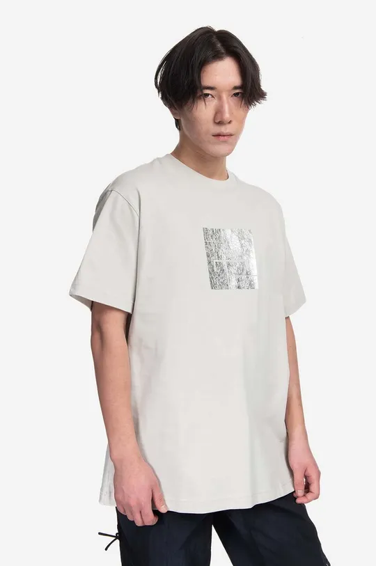 Хлопковая футболка A-COLD-WALL* Foil Grid SS T-Shirt