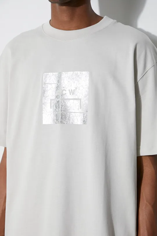 Bavlněné tričko A-COLD-WALL* Foil Grid SS T-Shirt