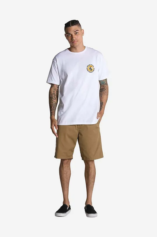 Vans cotton T-shirt Staying Grounded SS Tee white