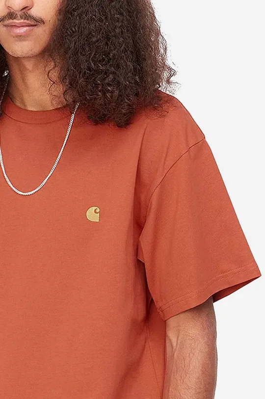 orange Carhartt WIP cotton T-shirt Chase