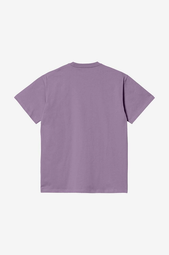 fioletowy Carhartt WIP t-shirt bawełniany Chase