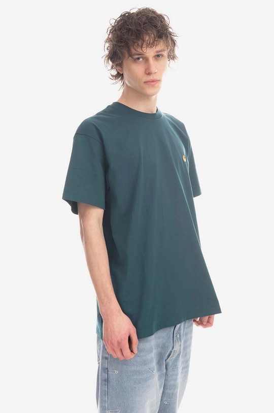 verde Carhartt WIP tricou din bumbac Chase