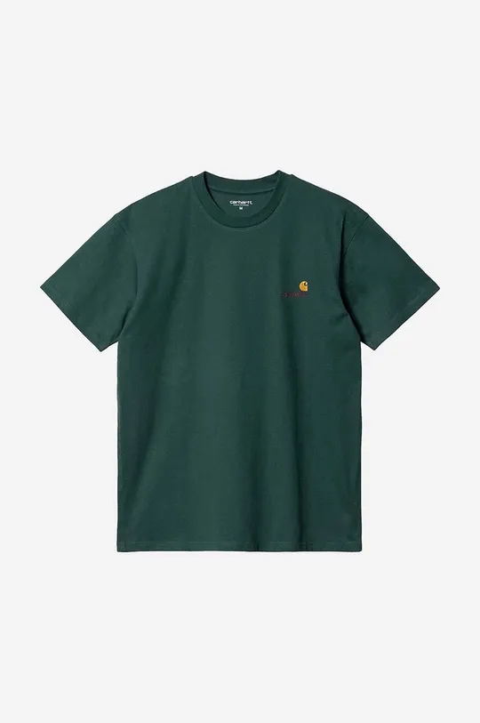 Carhartt WIP cotton T-shirt American Script green