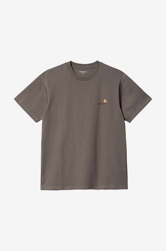 brown Carhartt WIP cotton t-shirt American Script Men’s