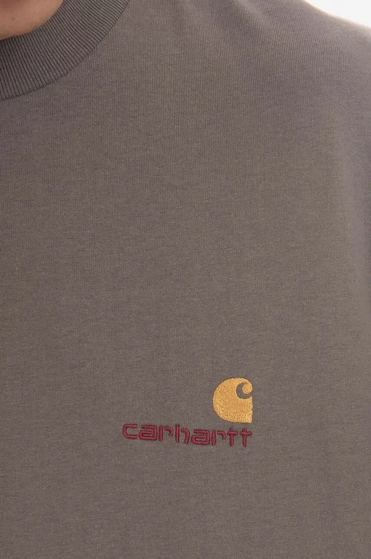Bavlněné tričko Carhartt WIP American Script  100 % Organická bavlna