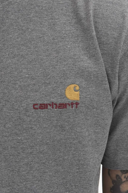 gray Carhartt WIP cotton T-shirt American Script