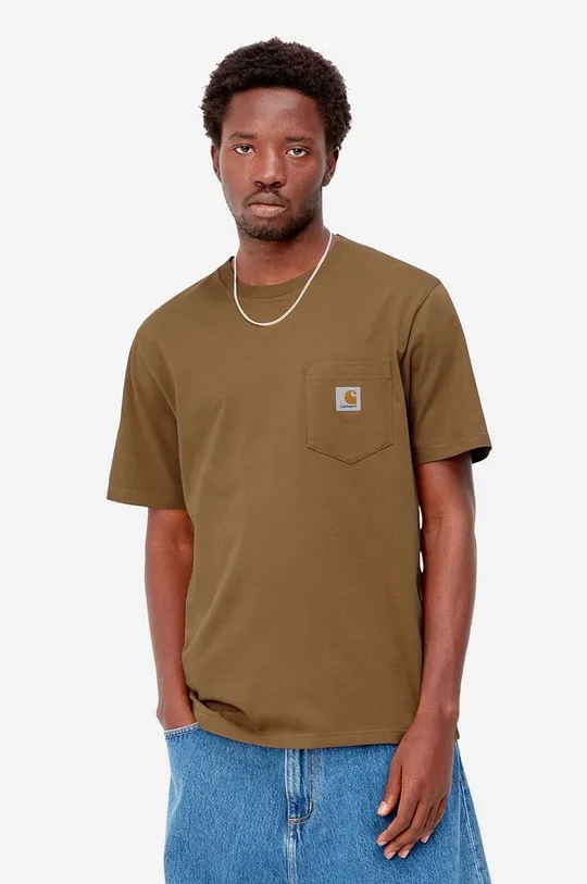 brown Carhartt WIP cotton T-shirt Pocket Men’s