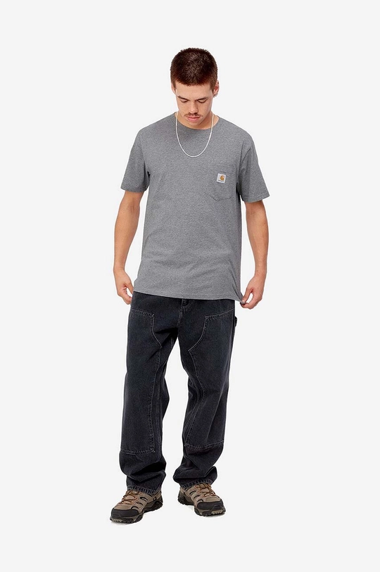 Carhartt WIP cotton T-shirt Pocket gray