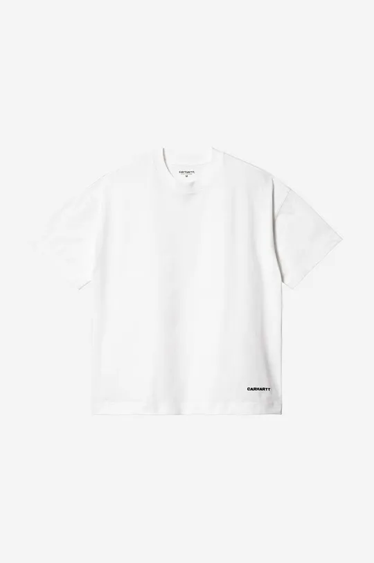 biela Bavlnené tričko Carhartt WIP S/S Link Script T-Shirt