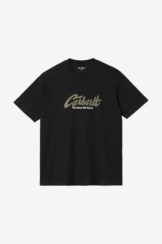 czarny Carhartt WIP t-shirt bawełniany Old Tunes