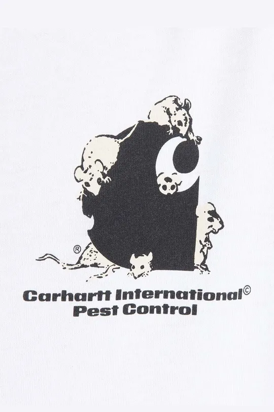 white Carhartt WIP cotton T-shirt Pest Control