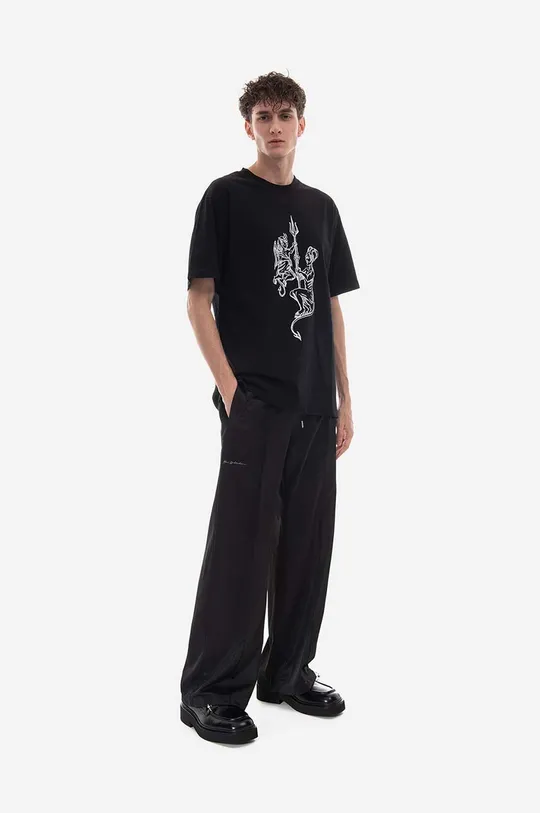 Βαμβακερό μπλουζάκι Han Kjøbenhavn Demon Print Boxy Tee Short Sleeve μαύρο