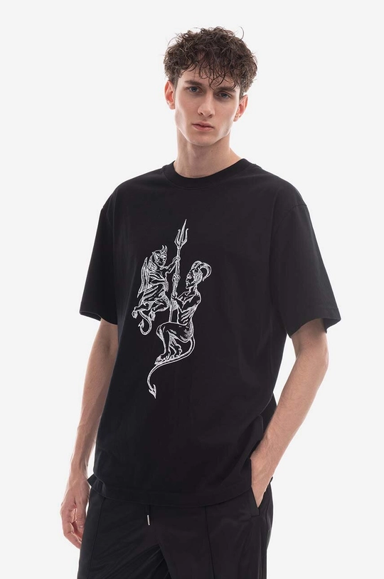 Bavlněné tričko Han Kjøbenhavn Demon Print Boxy Tee Short Sleeve Pánský