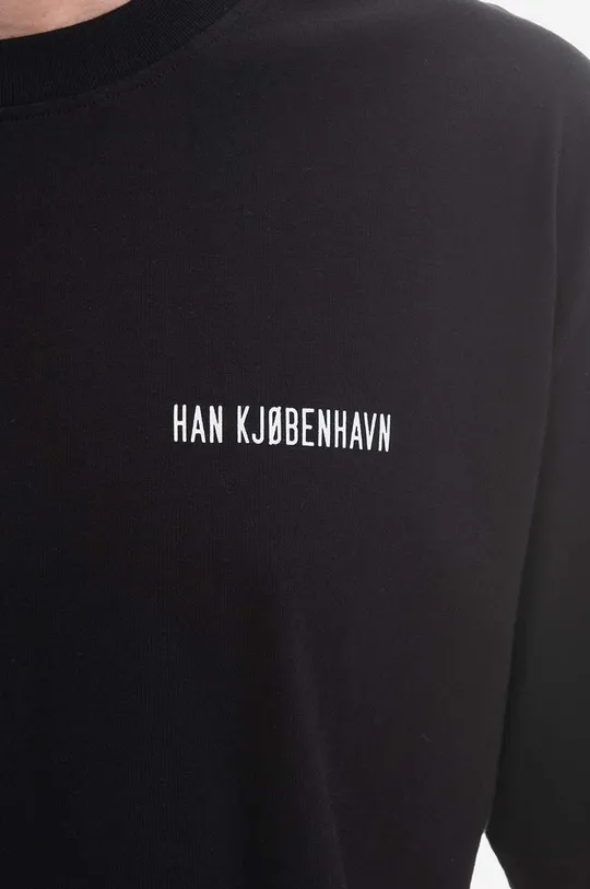 Βαμβακερό μπλουζάκι Han Kjøbenhavn Logo Print Boxy Tee Short Sleev Ανδρικά