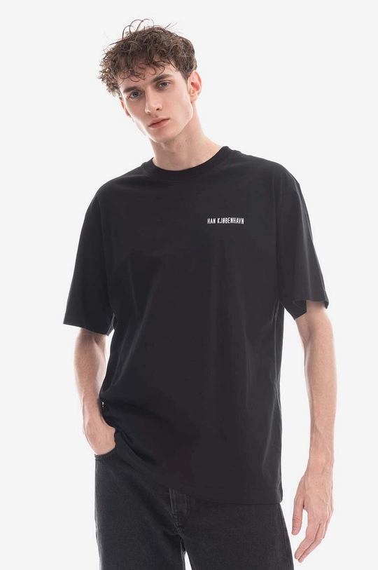 Памучна тениска Han Kjøbenhavn Logo Print Boxy Tee Short Sleev