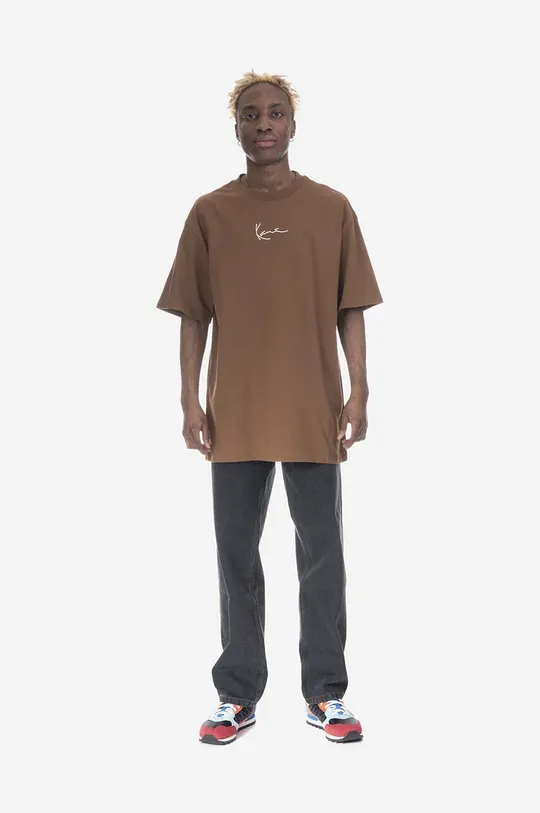 Karl Kani cotton t-shirt brown