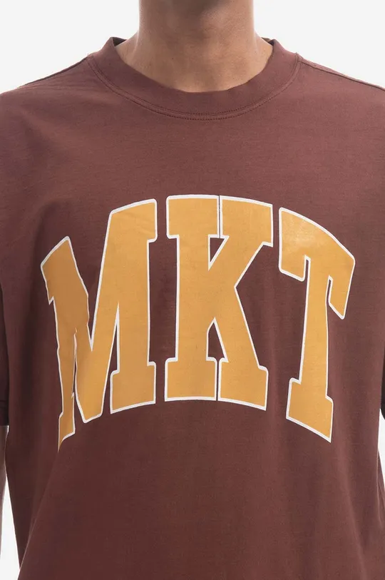 brown Market cotton t-shirt