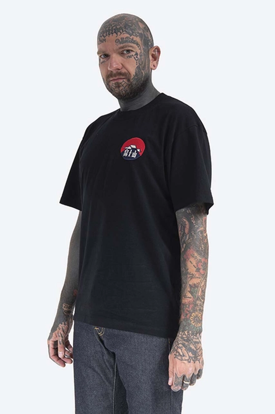 negru Edwin tricou din bumbac Red Dawn TS De bărbați