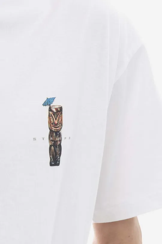 white STAMPD cotton t-shirt