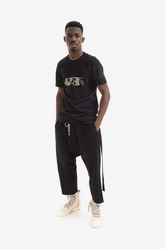 Rick Owens tricou din bumbac negru