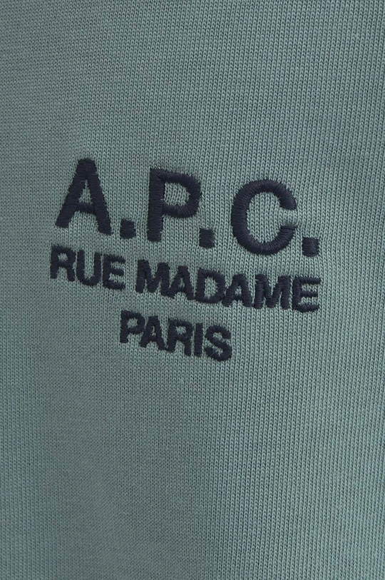 verde A.P.C. tricou din bumbac New Raymond